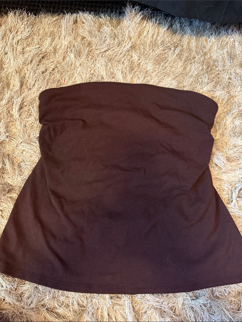 wild fable Brown Strapless Tube Top